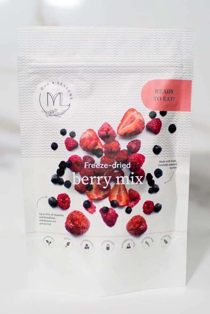 Liofilizuotų uogų mišinys, 35g