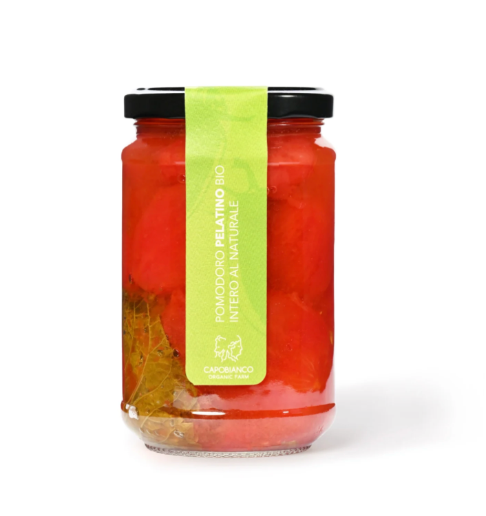 Ekologiški sveiki nulupti pomidorai | 310g