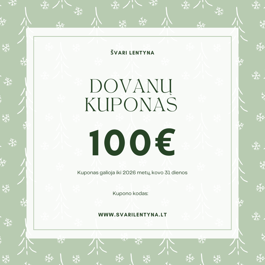 ŠVARUS DOVANŲ KUPONAS 100 EUR