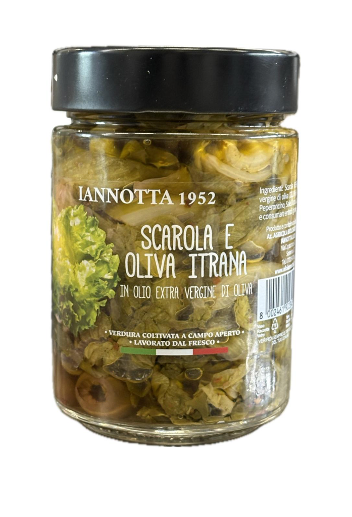Eskarolė tyrame Itrana alyvuogių aliejuje 320g                   Scarola e oliva Itrana 320gr
