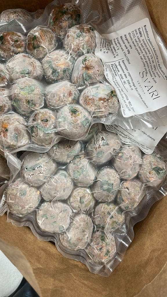 Brandintos jautienos kukulaičiai su daržovėmis, 400g