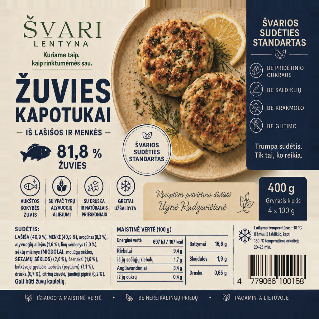 Žuvies kapotukai 400g